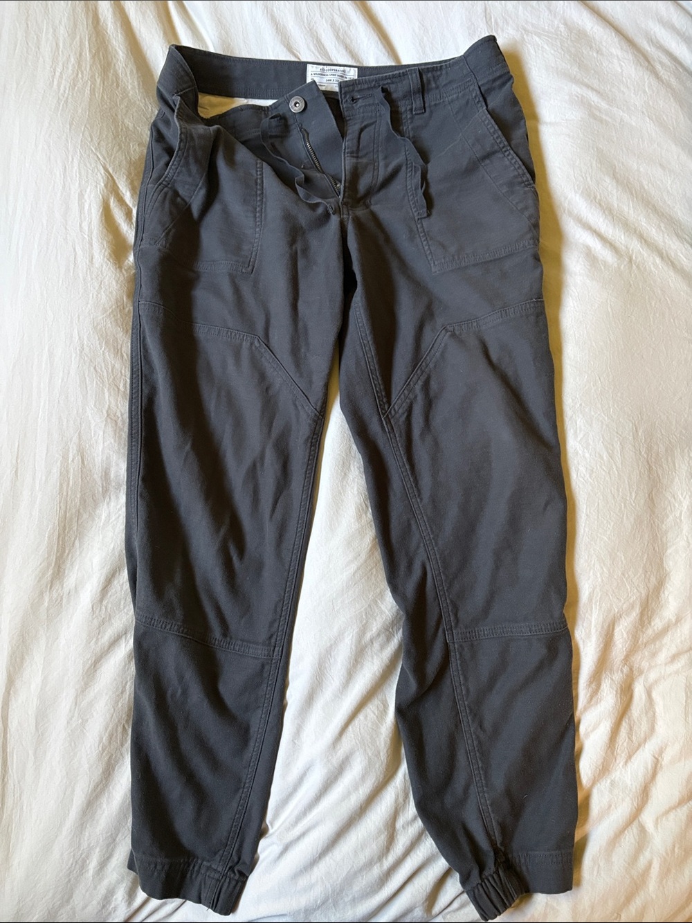 REI joggers grey utility outdoor cuffed pants men’s 34W x 32L